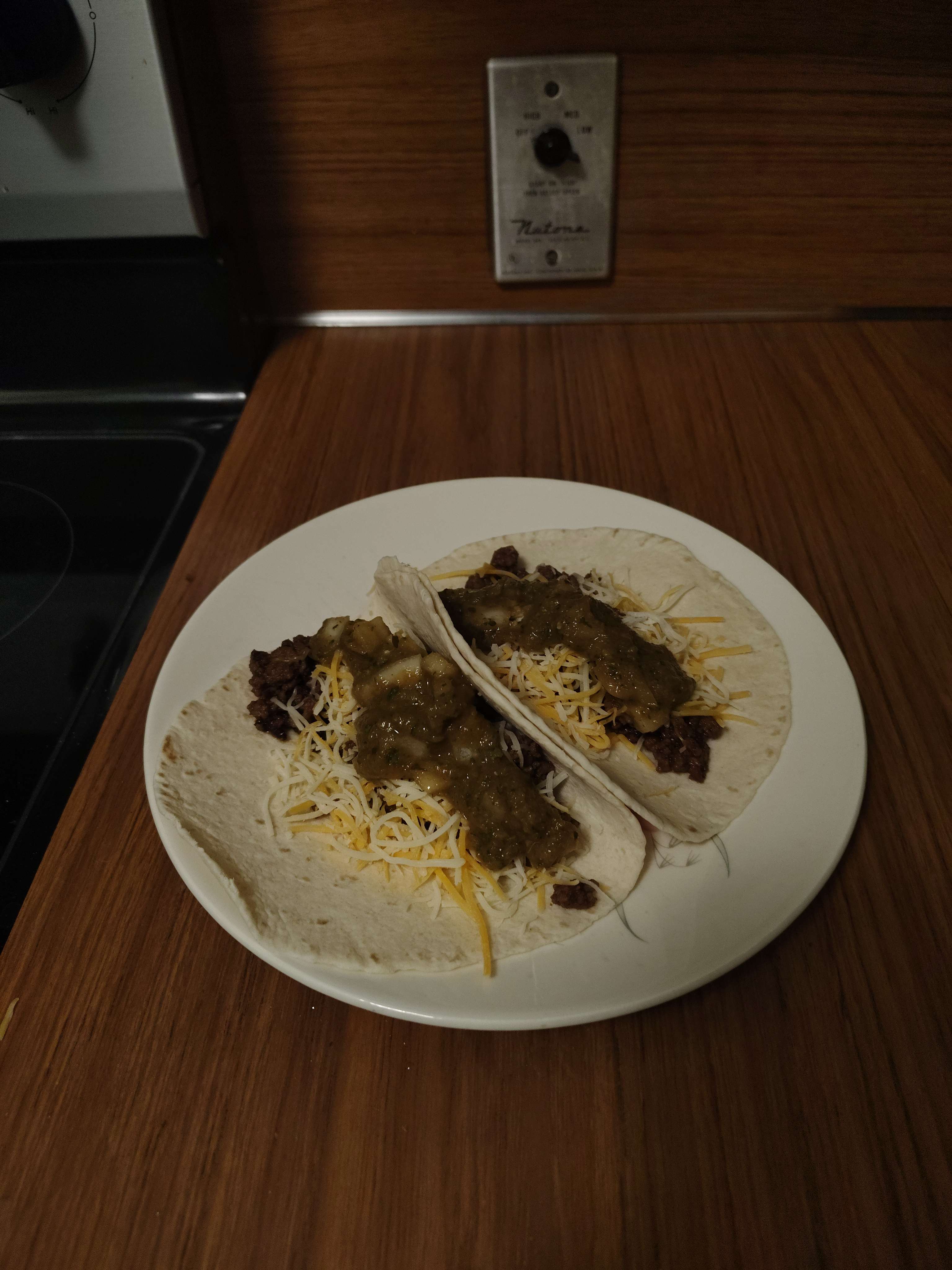 photo of finished tacos using the meat